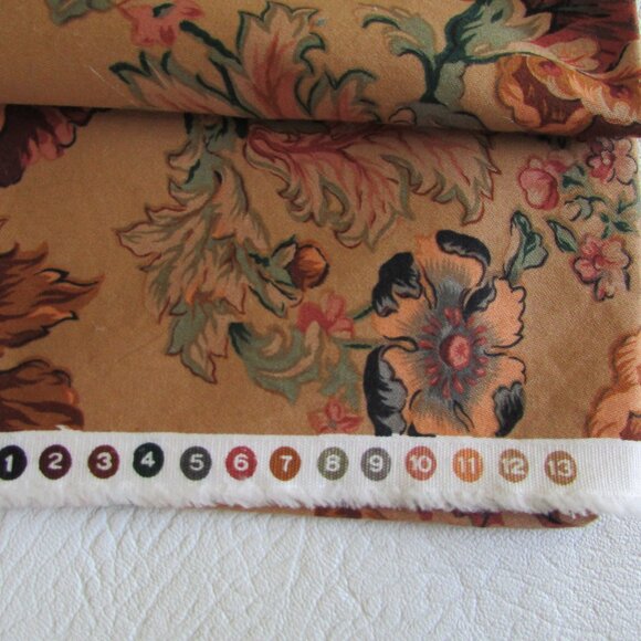 RED Sateen Collection Chintz Piping - Caramel Floral - 12.7 metres - Picture 7 of 10